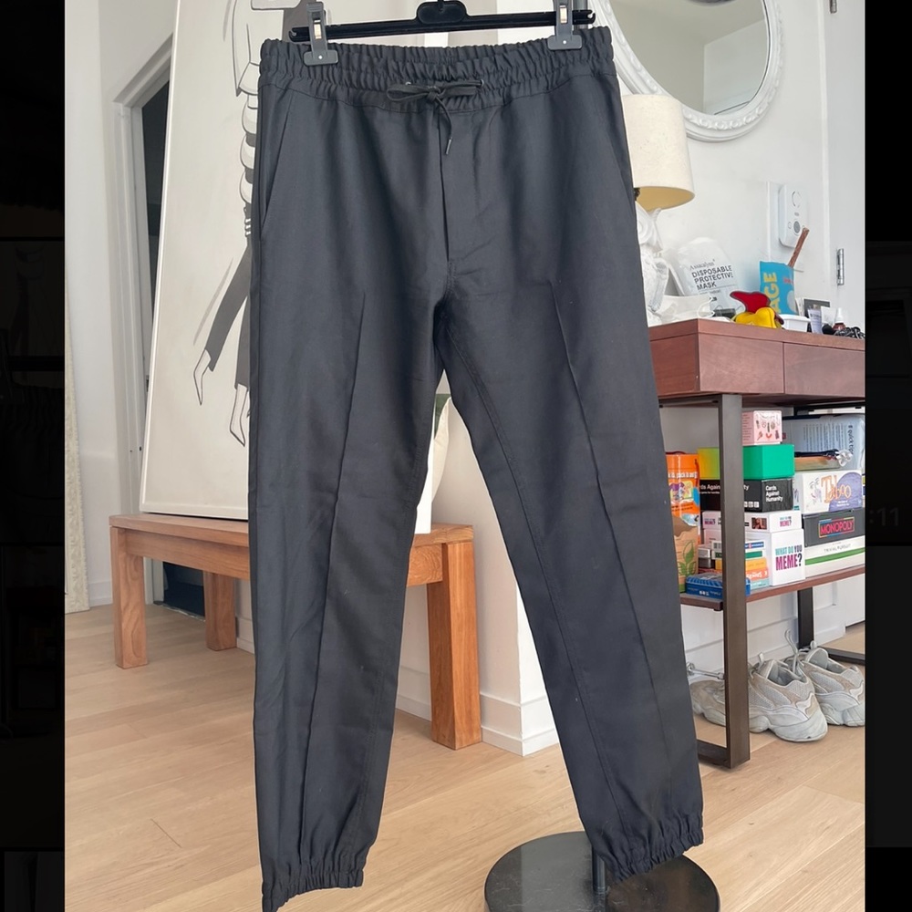 Marc Jacob’s Men’s Black Wool Jogger Pants Size 50